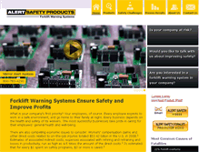 Tablet Screenshot of alertsafetyproducts.com